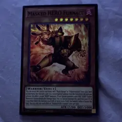 Konami Masked HERO Furnace Effect Card 1st Edition Holo 58288218 Yu-Gi-Oh! - Image 3