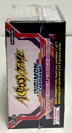 Digimon Card Game Across Time BT-12 Booster Box 24 Packs Per Box Factory Sealed - Image 2