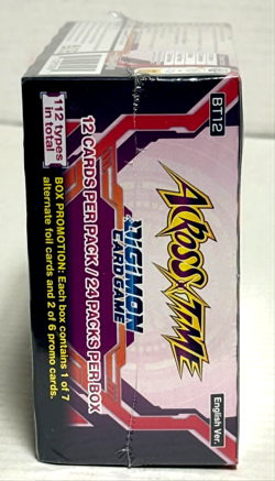 Digimon Card Game Across Time BT-12 Booster Box 24 Packs Per Box Factory Sealed - Image 4