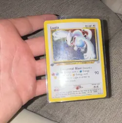 Lugia 9/111 Neo Genesis Holo Rare Pokemon TCG 2000 Vintage Card - Image 1