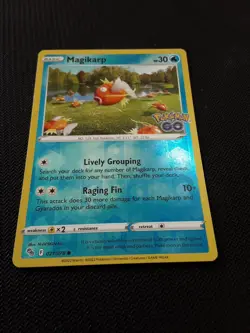 Magikarp - 021/078 - Rev Holo Common - Pokemon Go - Pokemon Card - NM - Image 2