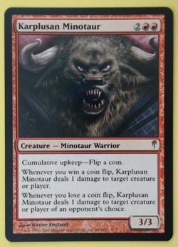 MTG Singles - Karplusan Minotaur - ColdSnap -i432 - Image 1