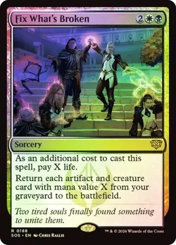MTG Secrets of Strixhaven Fix What's Broken Foil 0188 - Image 1