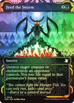 MTG Secrets of Strixhaven Mystical Archive Feed the Swarm Foil 0029 - Image 1