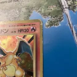 Charizard Holo No.006 Heavily Play Base Set 1996 Old Back Japanese Pokemon - Image 3