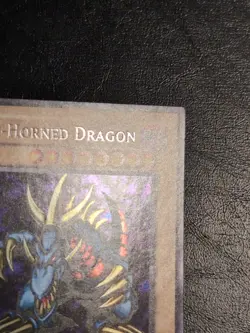 Yu-Gi-Oh SECRET RARE TRI-HORNED DRAGON LOB-000 1996 KAZUKI TAKAHASHI NM/VLP - Image 5