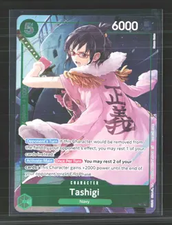 One Piece TCG 2023 One Piece Card Game Tashigi OP14-029 R Full Art - Image 1