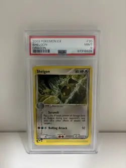 Pokemon 2003 EX Dragon Shelgon #41/97 PSA 9 - Image 1