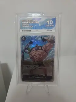 One Piece Card Game Jesus Burgess OP09-086 Parallel Ace 10 Gem Mint Japanese - Image 1