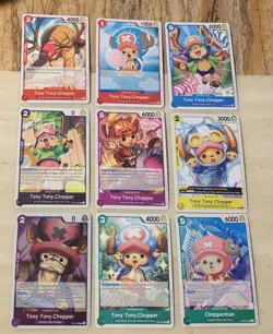 ONE PIECE Tony Tony Chopper LOT Of 10 English TCG Cards ST29-007 + L@@K - Image 1