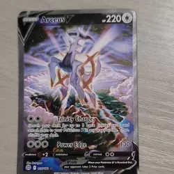 Pokemon Arceus V Full Art Ultra Rare Holo 166/172 Brilliant Stars 220 HP Card - Image 1