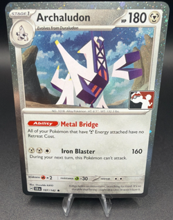 Archaludon 107/142 Cosmos Holo SV07: Stellar Crown NM Pokemon TCG Card - Image 1
