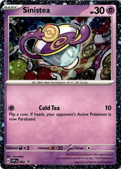 Sinistea Cosmos Holo Promo SV: Scarlet & Violet Promo Cards 062 NM - Image 1