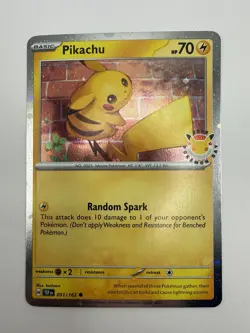 Pikachu (Pokemon Day 2026) #051/162 Miscellaneous Cards & Products - Image 1