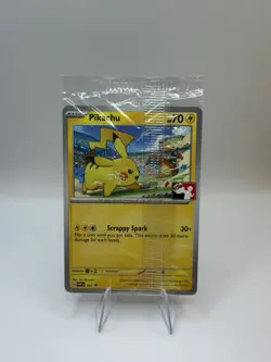 *SEALED* Pikachu SVP101 Black Star SV Promo Play League Pokemon Card - Image 1