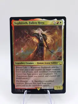 Sephiroth, Fallen Hero (Surge Foil) Commander: Final Fantasy Foil - Image 1