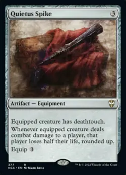 1 x Quietus Spike - Commander: Streets of New Capenna - NM-Mint - MTG - Image 1