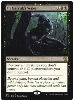 IN GARRUK'S WAKE 45 RARE COMMANDER: ZENDIKAR RISING MAGIC: THE GATHERING LP - Image 1