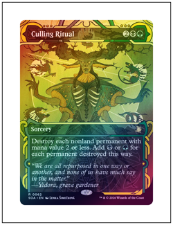 1x Culling Ritual, Foil, Secrets of Strixhaven Mystical Archive, MTG NM - Image 1