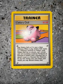 Pokemon TCG Cards Clefairy Doll 70/102 Base Set Rare EXC-NM - Image 3