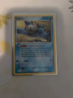Pokemon TCG Lapras Legend Maker Holo Rare Card 8/92 2006 - Image 1
