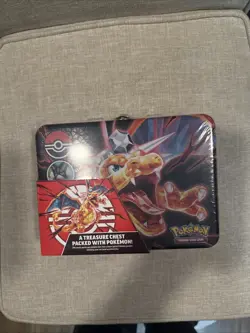 Pokemon TCG 2023 Fall Collector Treasure Chest 6 Booster Packs 820650853050 - Image 2