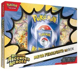 Pokemon Mega Evolution Ascended Heroes Mega Feraligatr ex Box -PRESALE 24/04/26 - Image 1