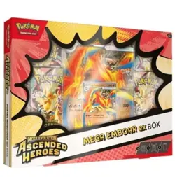 Pokemon: Mega Evolution Ascended Heroes - Mega Emboar ex Box - PRESALE 24/04/26 - Image 1