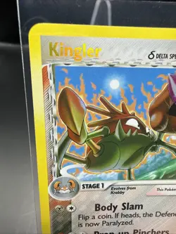 Kingler (Delta Species) 22/100 Pokemon Crystal Guardians (Stamped) Reverse Holo - Image 5