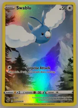 Swablu GG27/GG70 Pokemon Crown Zenith: Galarian Gallery Holo NM (3 of 3) - Image 1