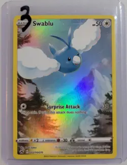 Swablu GG27/GG70 Pokemon Crown Zenith: Galarian Gallery Holo NM (3 of 3) - Image 3
