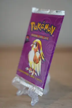 21.16g Pokemon TCG Base Set 2 Booster Pack 2000 Pidgeot Art WOTC Vintage Sealed - Image 4