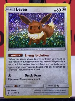 Eevee 101/149 General Mills Holo Common Pokemon TCG 2017 MP - Image 3