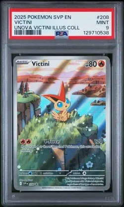 Pokemon Victini Promo SVP #208 PSA 9 - Image 1