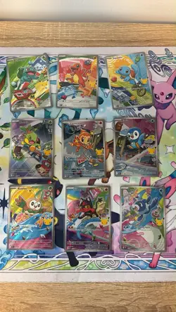 Pokemon 2026 First Partner Illustration Collection Series 1 Promos Complete Set - Image 1