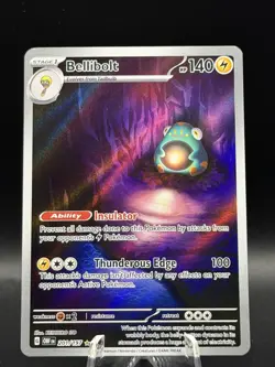 Pokemon TCG Obsidian Flames Bellibolt 201/197 Full Art Illustration Rare - Image 1