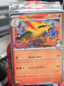 Pokemon Destined Rivals STAFF Pre-Release Pack Sealed RARE - Image 4