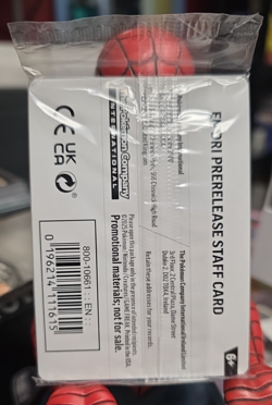 Pokemon Destined Rivals STAFF Pre-Release Pack Sealed RARE - Image 5