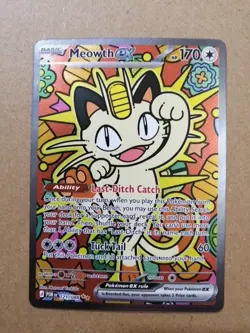 Meowth ex 121/088 ENGLISH Special Illustration Rare - Perfect Order SIR Pokemon - Image 1