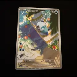 Pokemon Oshawott 105/086 Sv: White Flare Illustration Rare Holo 2025 English TCG - Image 1
