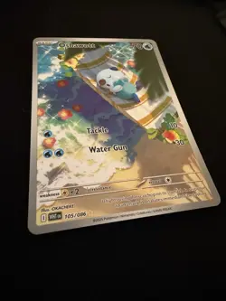 Pokemon Oshawott 105/086 Sv: White Flare Illustration Rare Holo 2025 English TCG - Image 2
