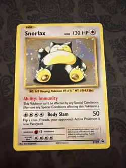 Pokemon TCG Snorlax XY179 Black Star Promo Rare Holo - Image 1