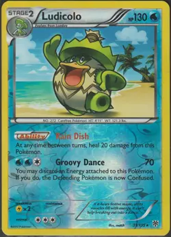 Ludicolo 31/135 | Reverse Holo | Plasma Storm | Pokemon | NM - Image 1