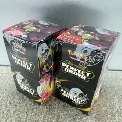 2x Pokemon TCG Perfect Order Half Booster Boxes x18 Packs Each (36) NEW SEALED - Image 1