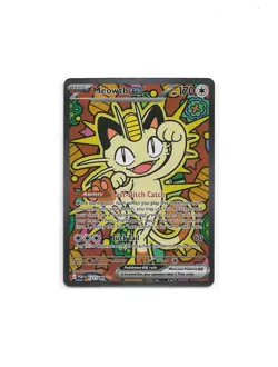Pokemon Meowth ex - 121/088 - ME03: Perfect Order Special Illustration Rare - Image 1