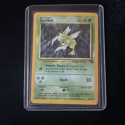 Pokemon Scyther 70 HP Jungle 10/64 Rare Holo Basic Unlimited 1999 Wizards - Image 1