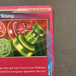 🔥 Pokemon TCG SV06: Twilight Masquerade #165/167 Unfair Stamp 🔥 - Image 3