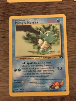 Pokemon TCG Wizards Ekans Venonat Dratini Misty's Horsea Magmar Lot 6 - Image 4