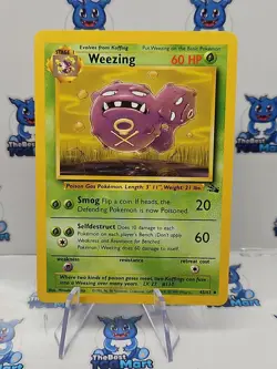 Weezing - 45/62 - Fossil Pokemon MP - Image 1