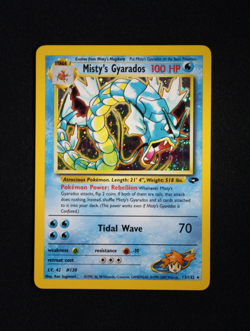 Pokemon Misty's Gyarados 13/132 Holo Gym Challenge (Moderately Played) - Image 1